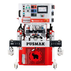 دستگاه پاشش پلی یورتان pusmak